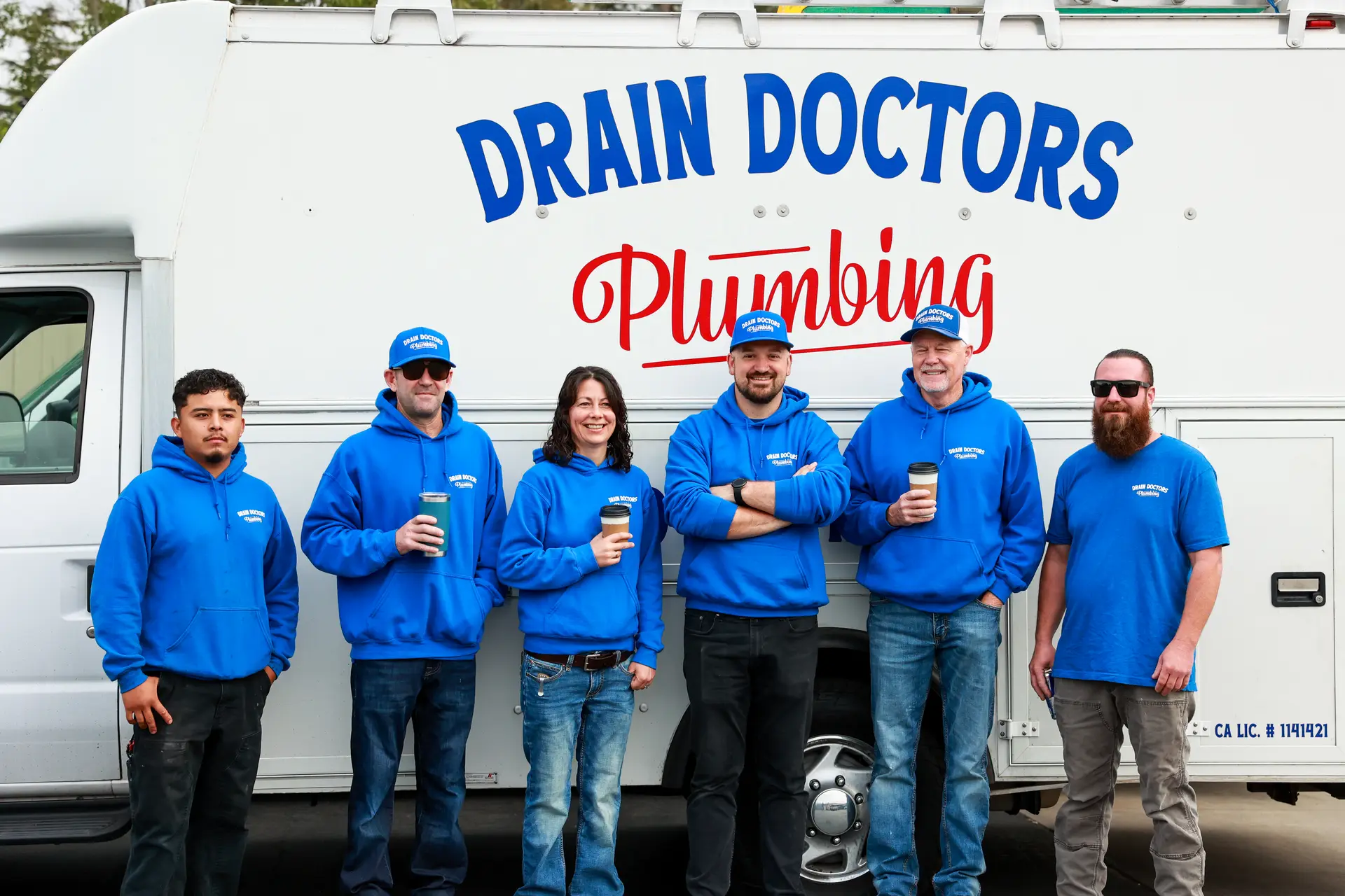 The Drain Doctors Plumbing team serving Arroyo Grande, CA