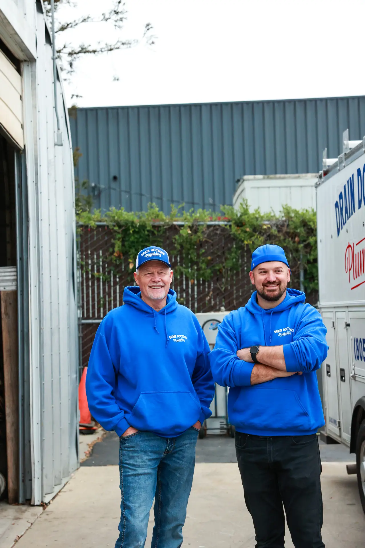 Drain Doctors Plumbing service truck in San Luis Obispo County